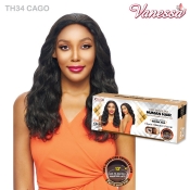 Vanessa 100% Brazilian Human Hair 13x4 Ear-to-Ear Handtied Lace Frontal Wig - TH34 CAGO